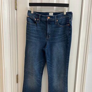 J.Crew High rise Bootcut Jeans - Blue Denim - Size 30 Tall